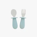 Silicone Fork and Spoon Set – Perfect for Self-Feeding Babies