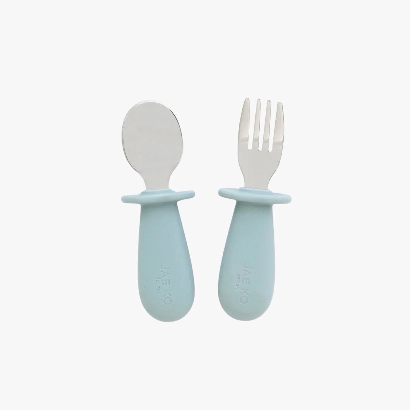 Silicone Fork and Spoon Set – Perfect for Self-Feeding Babies