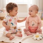 Baby Girl 3-Piece Daisy "Have a Nice Day" T-Shirt, Garden Floral Romper Jumpsuit and Shorts Set (3–18M)
